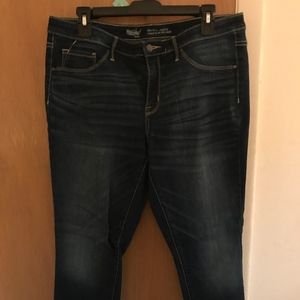 Mossimo Blue Mid-Rise Jeggings